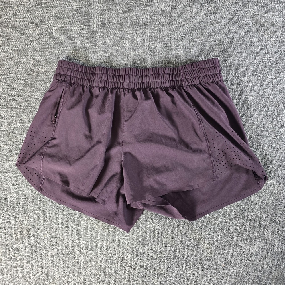 Athleta Hustle 3" Shorts Womens Size Small Purple Athletic Running Gorpcore